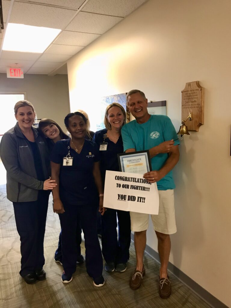 End of 1st Course of Chemo