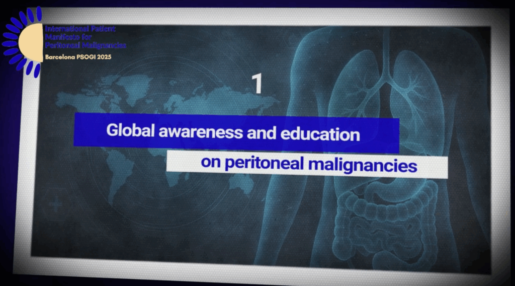 International Patient Manifesto on Peritoneal Malignancies – Point 1 | Global Awareness