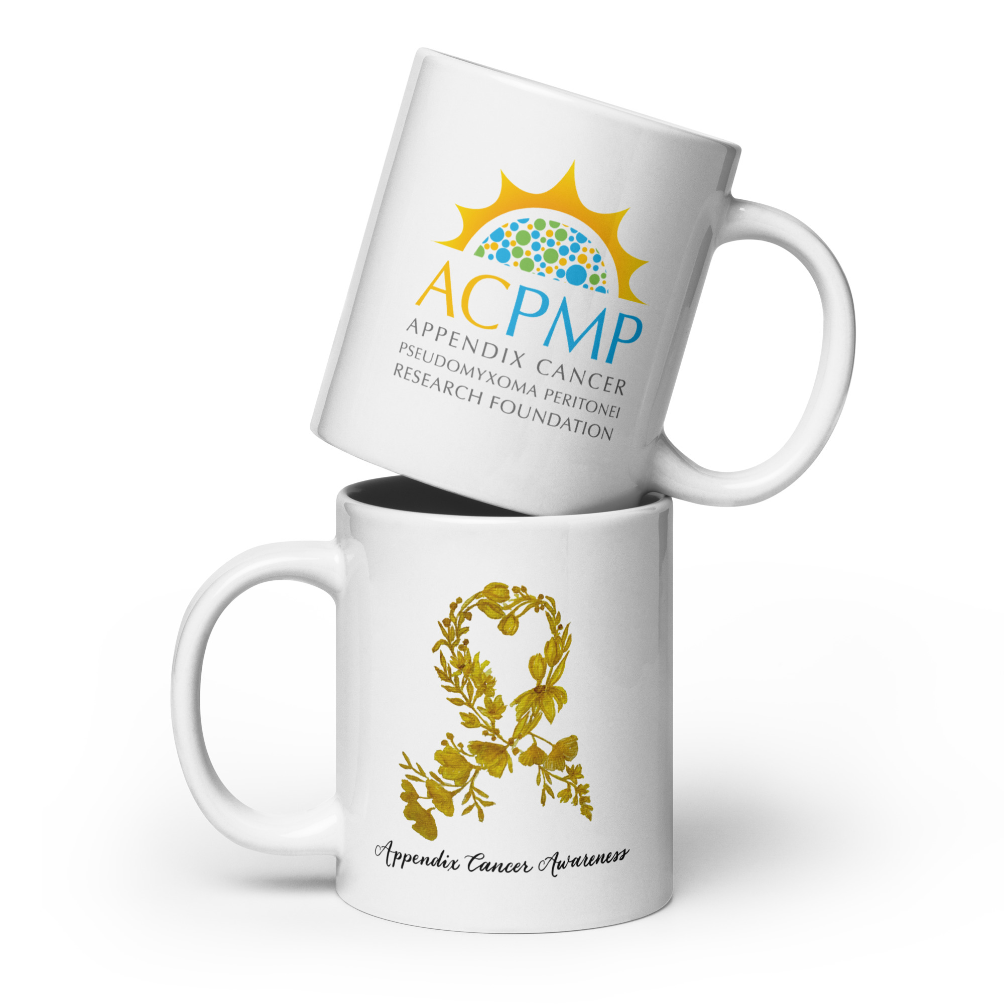'Hope in Bloom' Appendix Cancer Awareness Mug