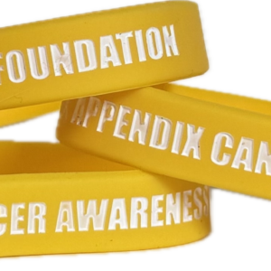 Appendix Cancer Awareness / ACPMP Research Foundation Wristbands (3 Pack)