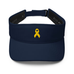 Appendix Cancer Awareness Ribbon Visor