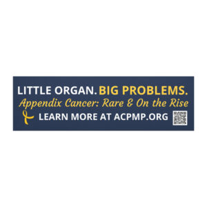 Appendix Cancer Awareness Car Magnet