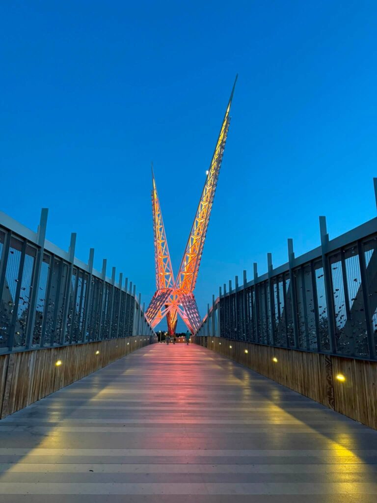 Skydance Bridge, Oklahoma